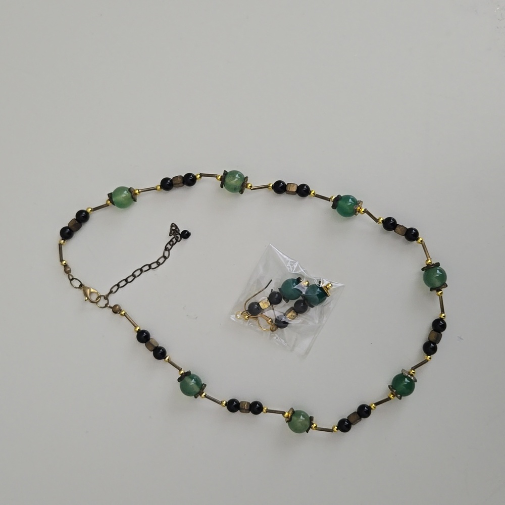 Earing necklace set